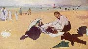 Beach Scene, Edgar Degas
